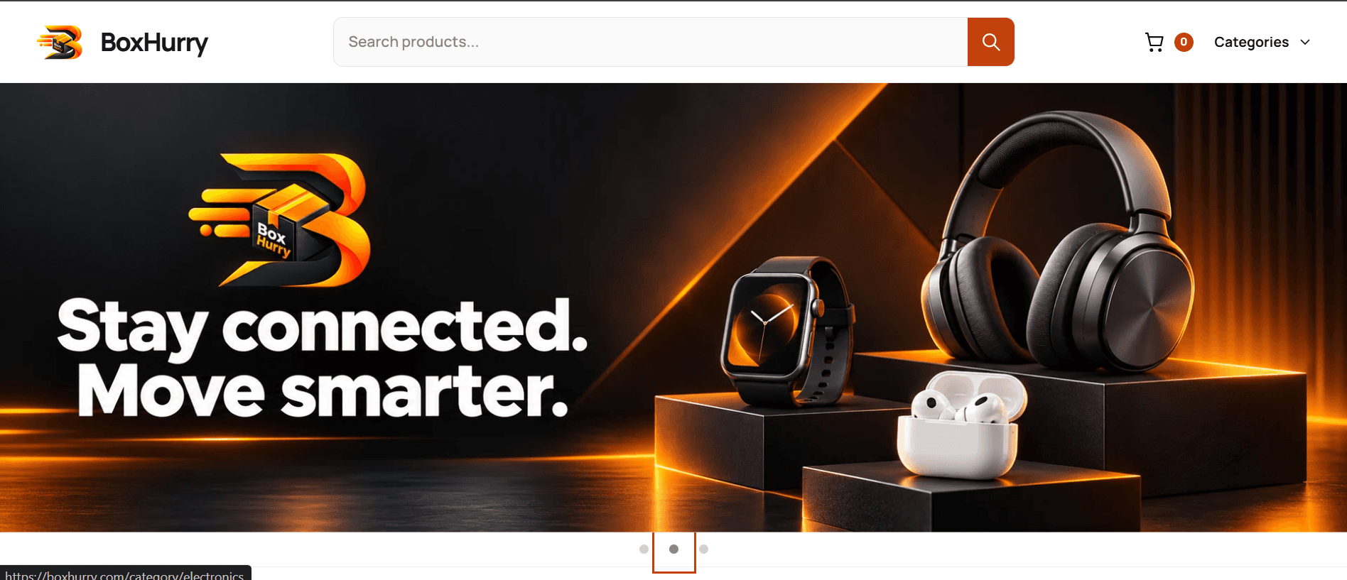 BoxHurry website preview
