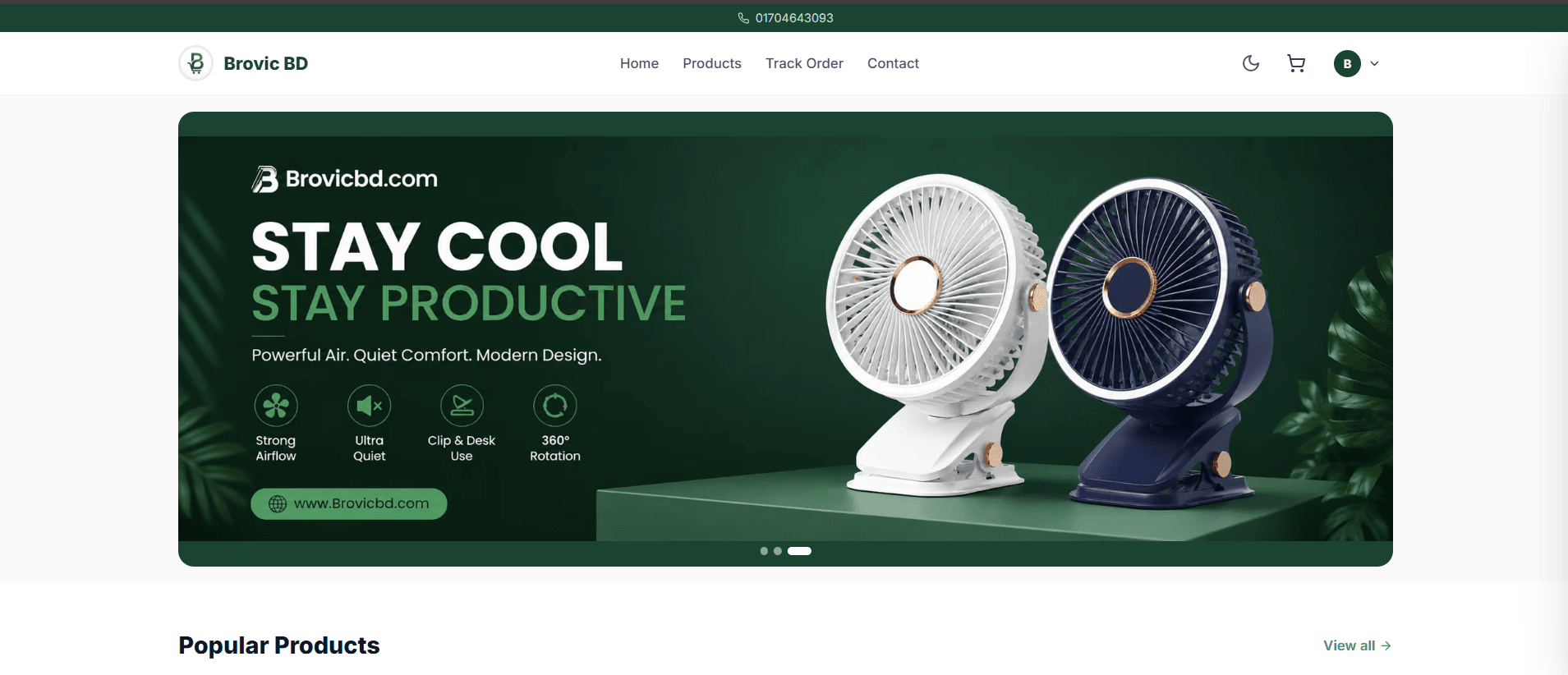 Brovic BD website preview