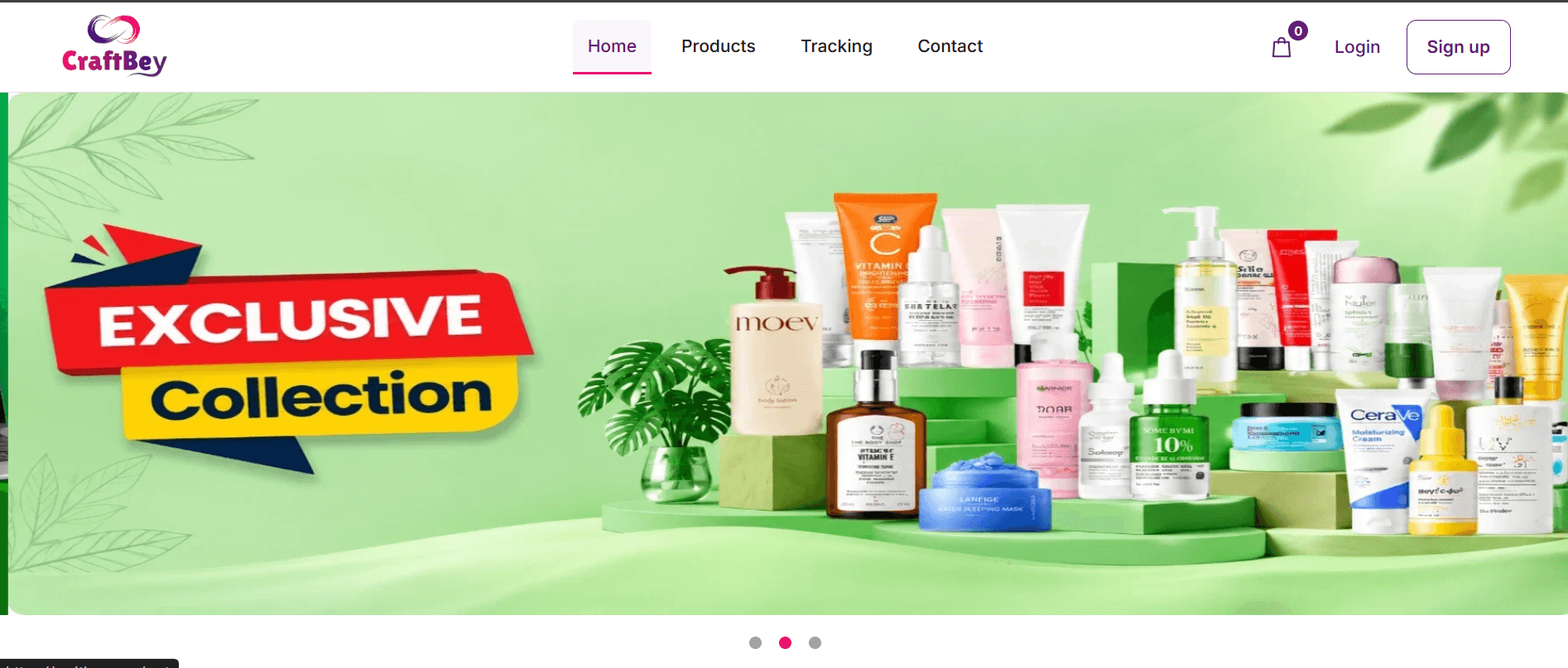 CraftBey website preview