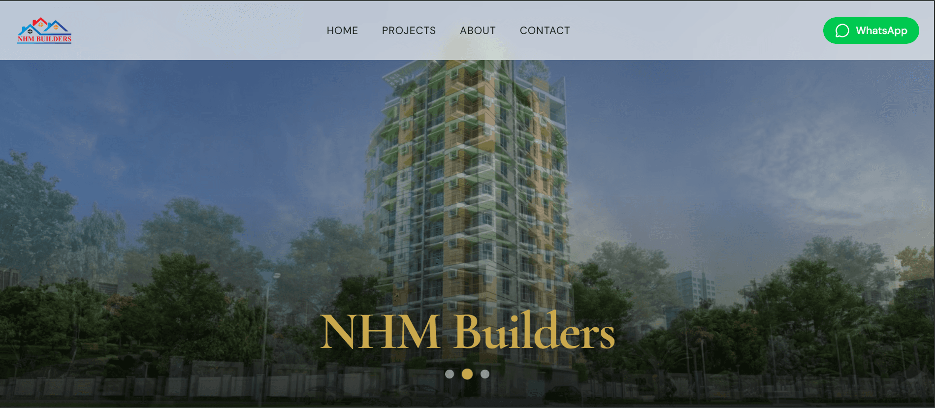 NHM Builders website preview