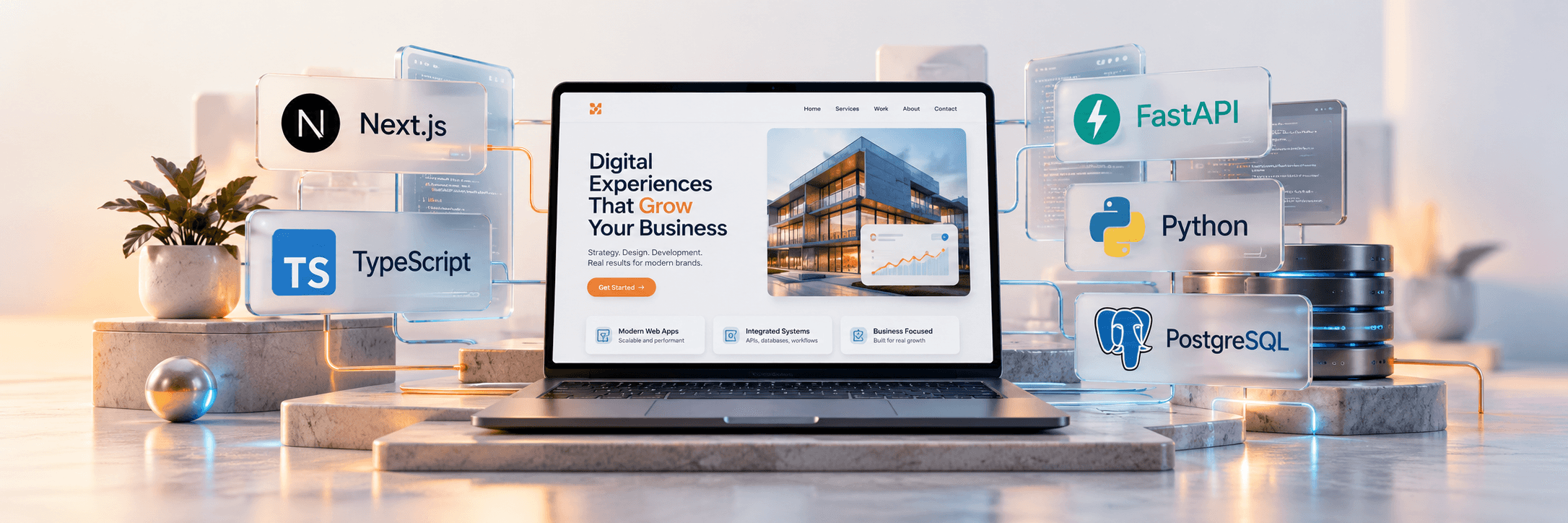 Website design, coding, databases and web applications